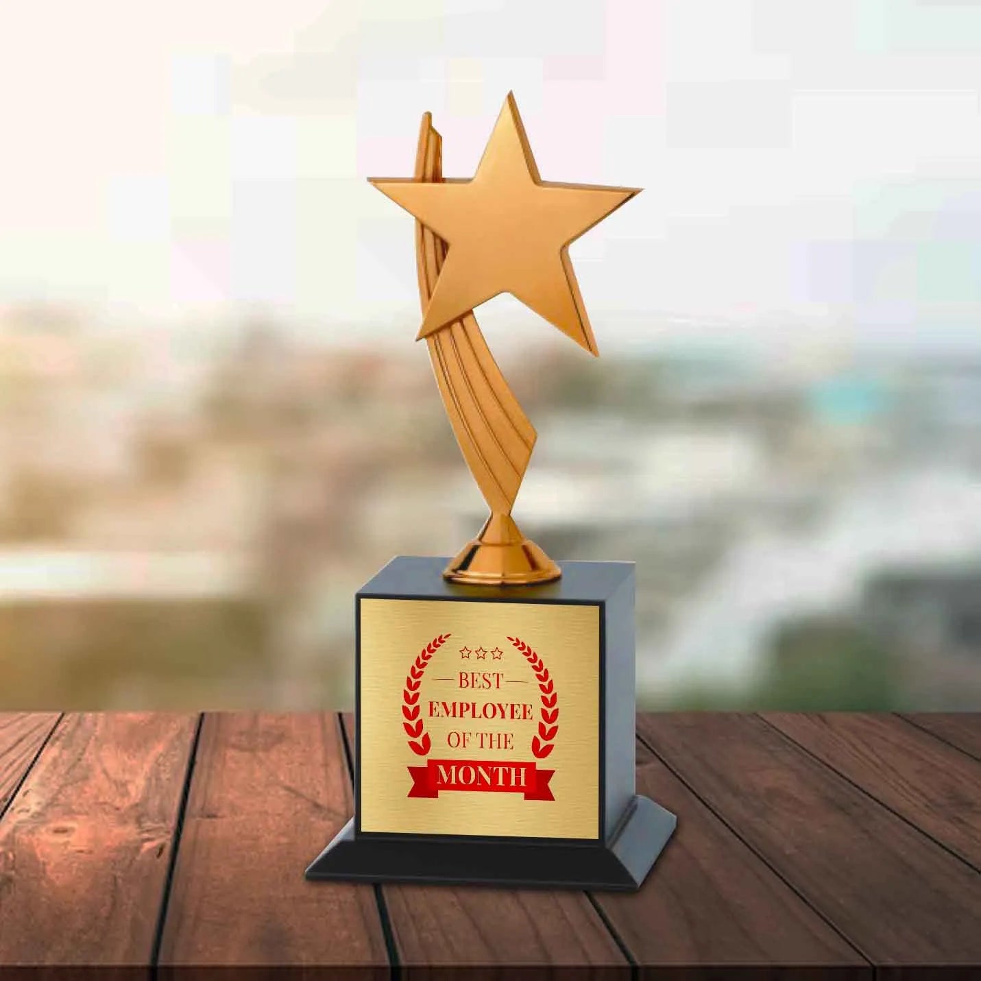 Elegant Bronze Victory Trophy